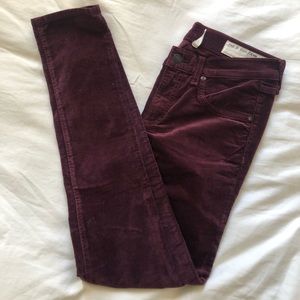 Rag/Bone Velvet Jeans